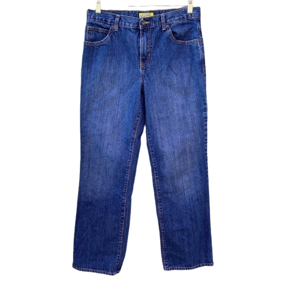 Old Navy Kids Straight Droit Darkstone Adjustable Jeans Sz 16